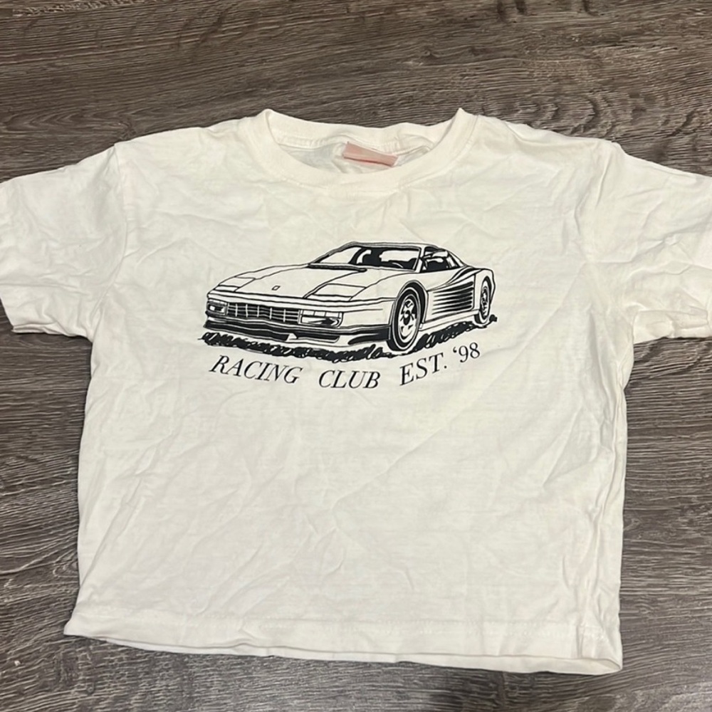 Evry Jewels race car baby tee
